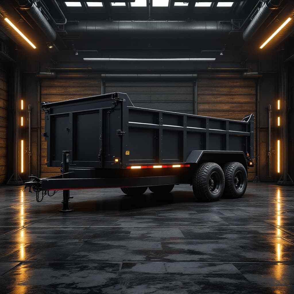 Ironwood 8x16 Dual-Tandem High-Side Dump Trailer, 22,000 GVWR