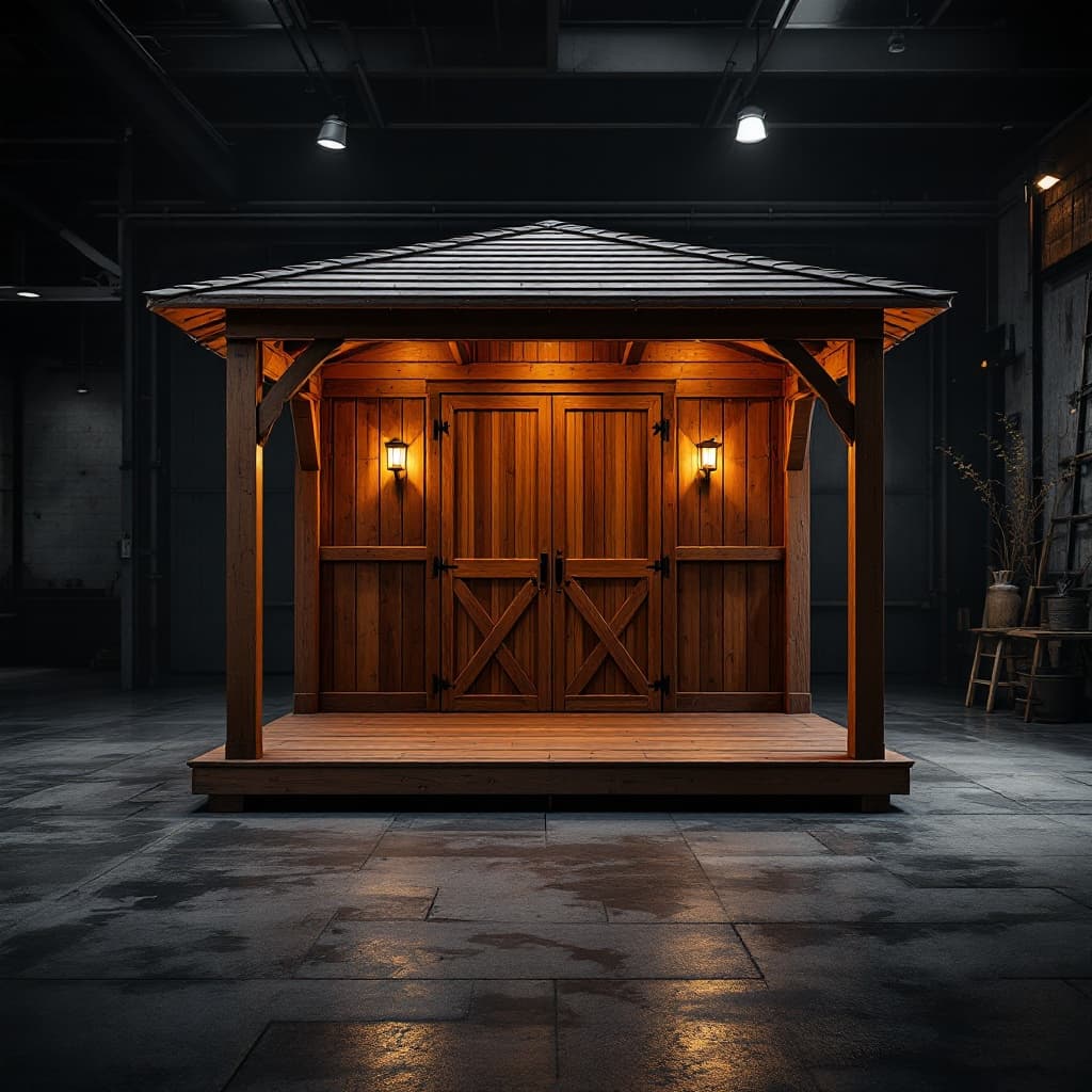 Ironwood 8x8 ft Cedar Octagon Gazebo