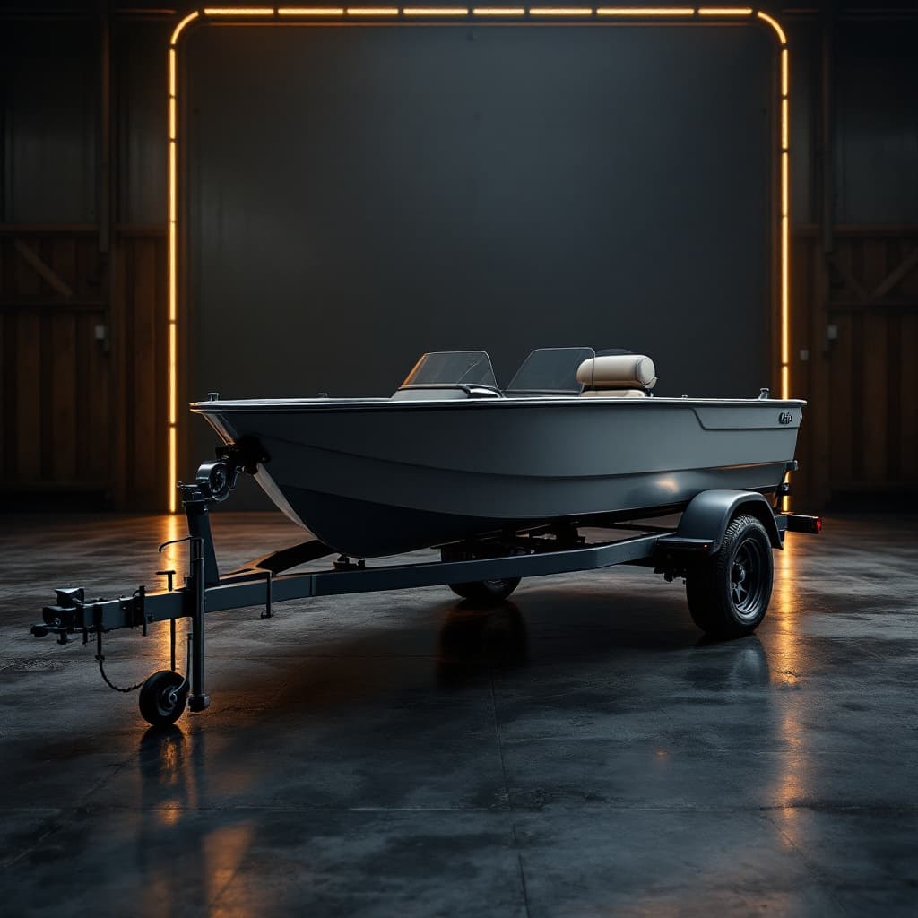Ironwood 14ft Single-Axle Boat Trailer, 2,200 lb Capacity