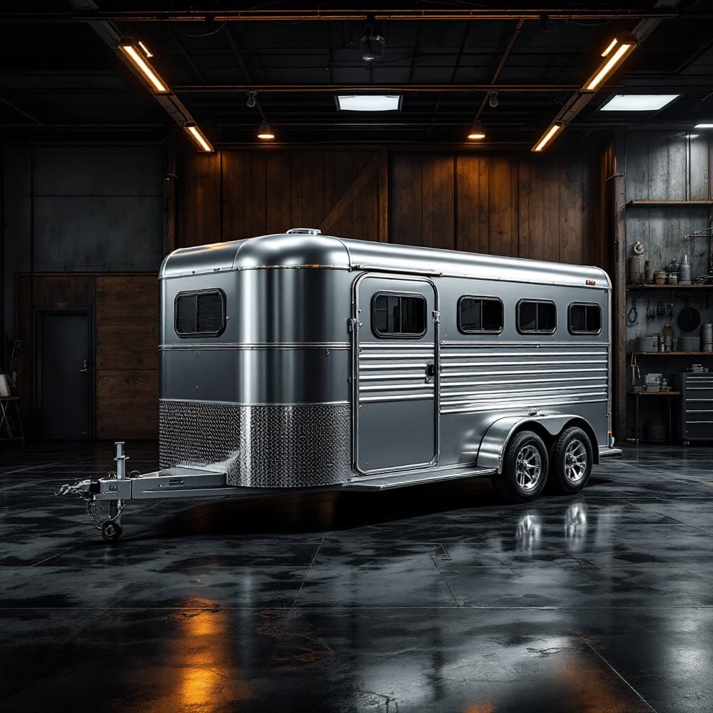 Ironwood 20ft Gooseneck Livestock Trailer, 14,000 GVWR