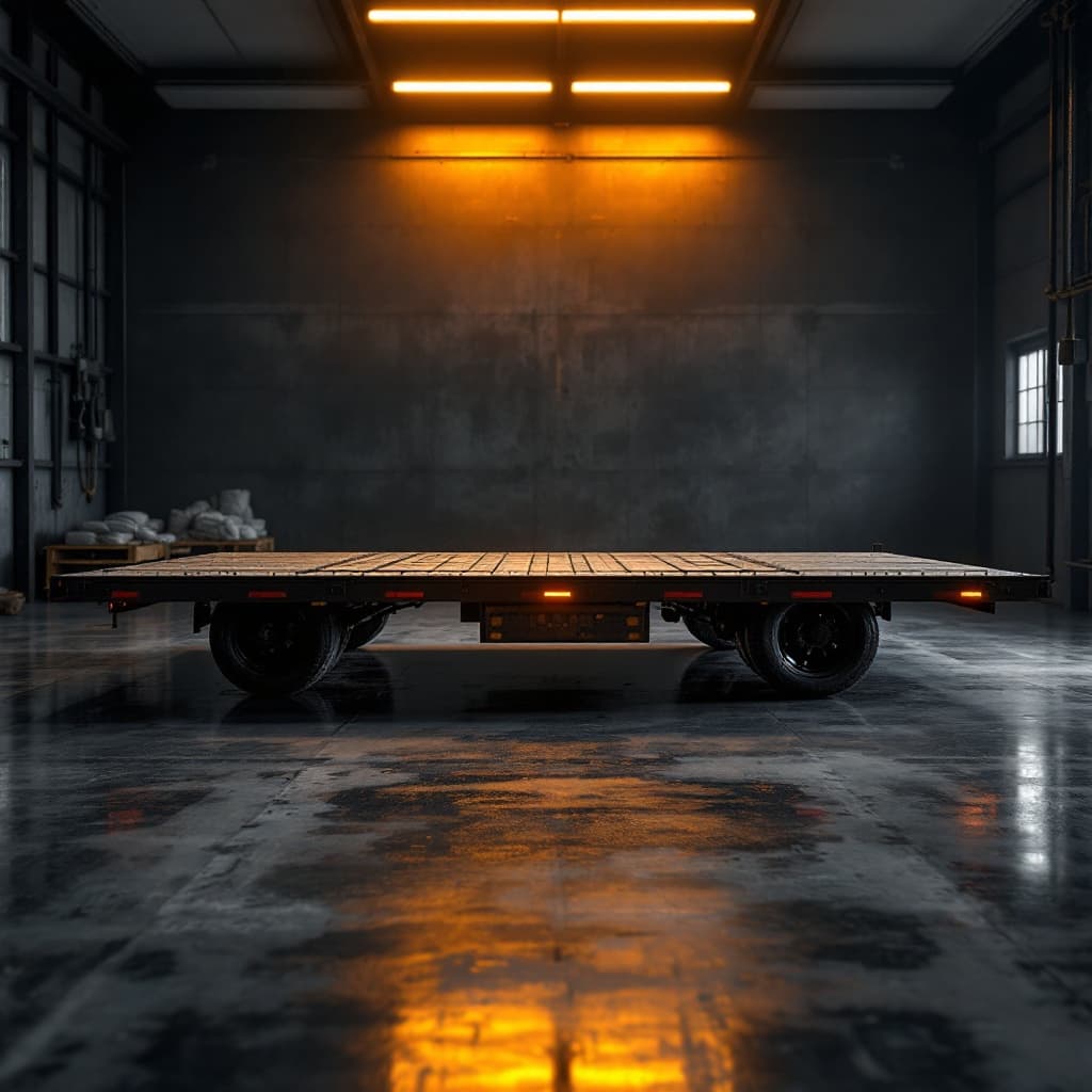 Ironwood 24ft Flatbed Equipment/Car Hauler, 14,000 GVWR Tandem-Dual