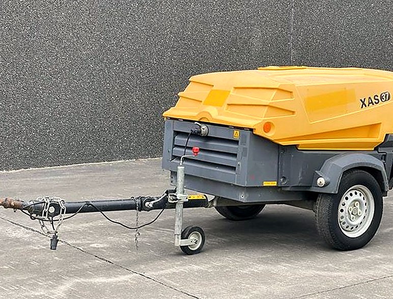 Pre-Owned Atlas Copco XAS 37 Portable Air Compressor, 71 CFM — 2013