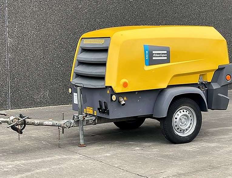Pre-Owned Atlas Copco XAS 58 Portable Air Compressor, 106 CFM — 2019