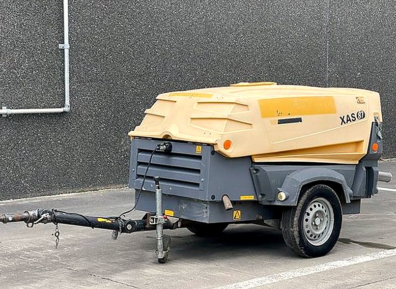 Pre-Owned Atlas Copco XAS 87 Portable Air Compressor, 177 CFM — 2011