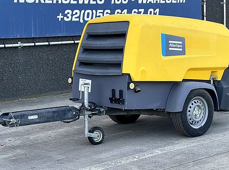Pre-Owned Atlas Copco XAS 88 Portable Air Compressor, 177 CFM — 2018