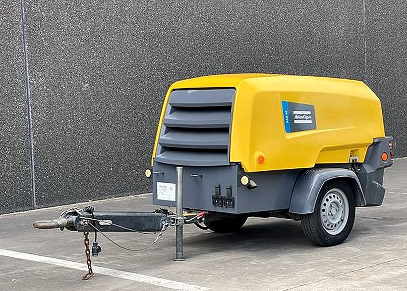 Pre-Owned Atlas Copco XAS 88 Portable Air Compressor, 177 CFM — 2018