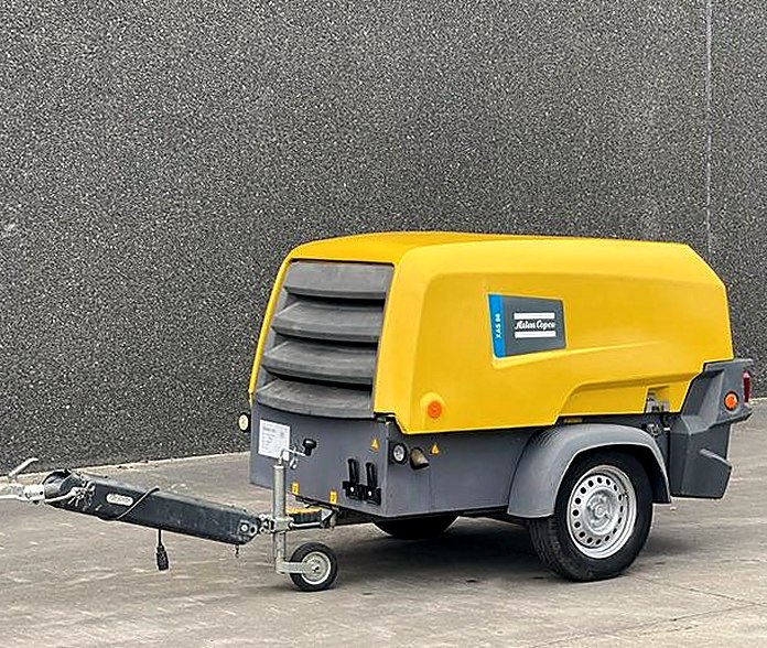 Pre-Owned Atlas Copco XAS 88 Portable Air Compressor, 177 CFM — 2017