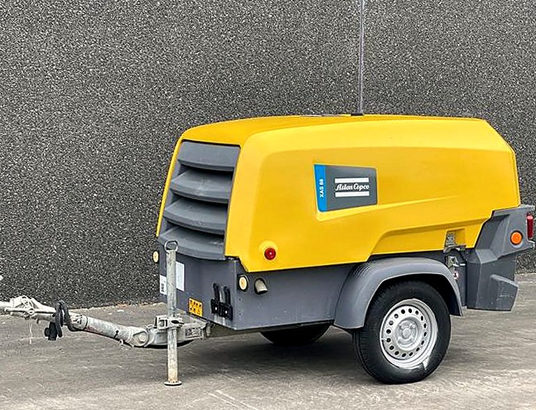 Pre-Owned Atlas Copco XAS 88 Portable Air Compressor, 177 CFM — 2019
