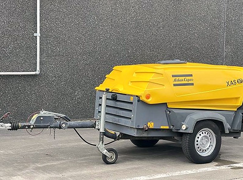 Pre-Owned Atlas Copco XAS 97 Portable Air Compressor, 187 CFM — 2013