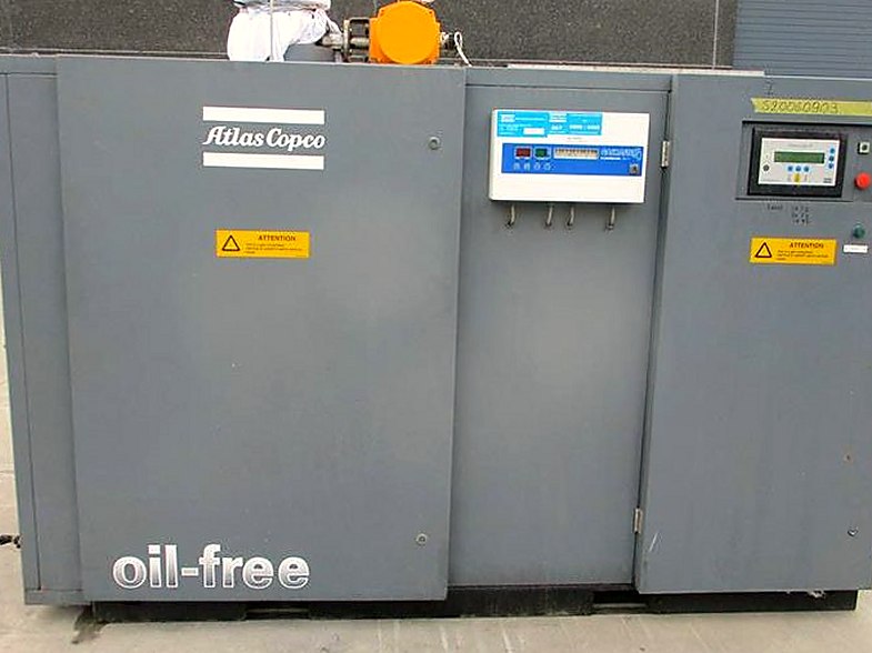 Pre-Owned Atlas Copco ZR 110 - 10 - 50 Rotary Screw Air Compressor — 1999