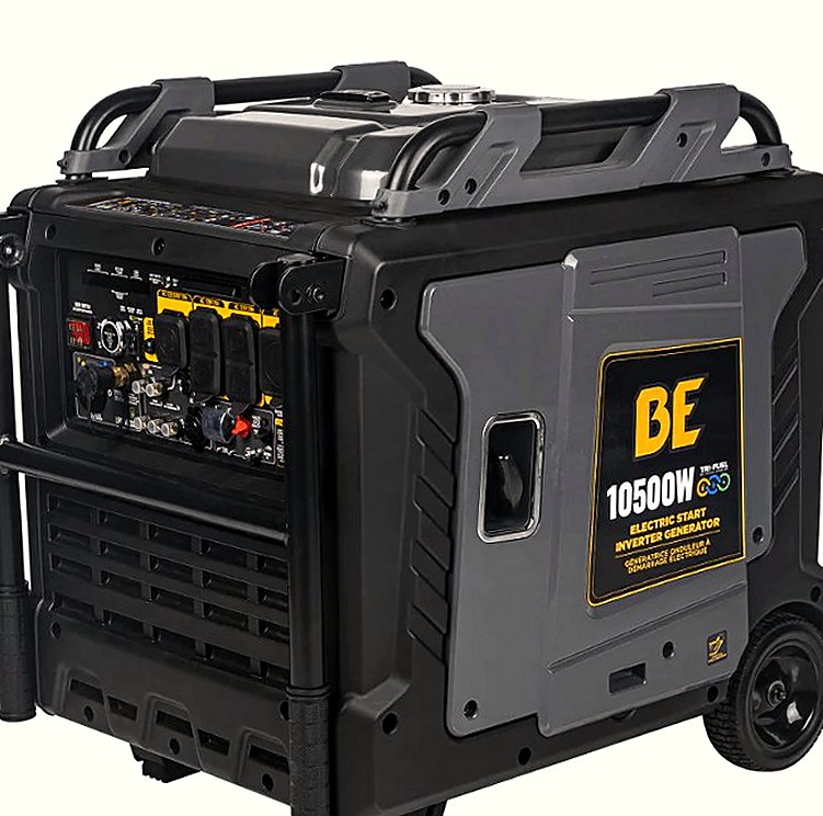 New BE BE10500IT Inverter Generator - 10500 Max Watts, 8500 Running Watts, PowerEase Engine