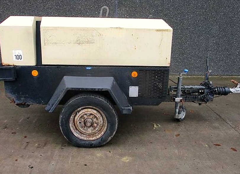 Pre-Owned Ingersoll Rand 7/31 Portable Air Compressor, 109 CFM — 2001