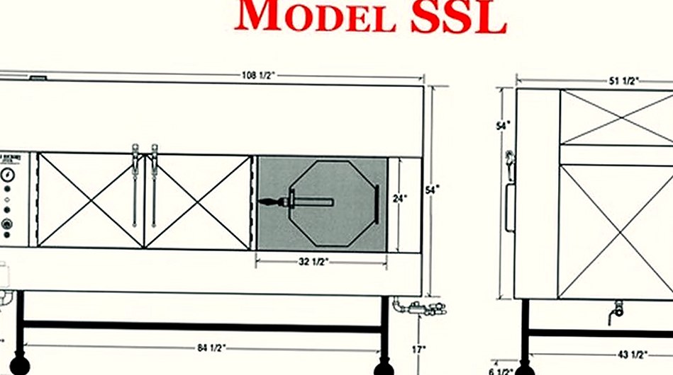 New Ole Hickory Pits Model SSL BBQ Smoker Commercial Rotating Front Loading